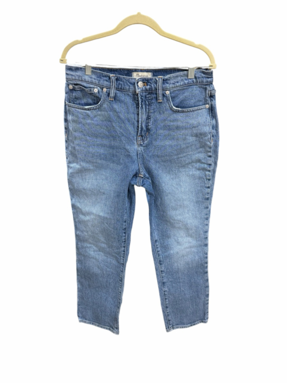 Women's Madewell The Perfect Vintage Jean, Size 28P, Blue